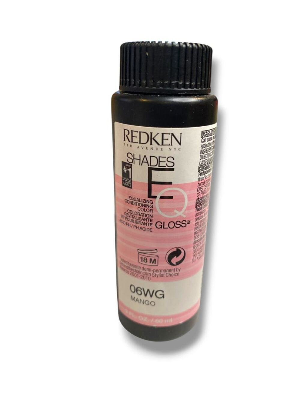 Redken New Shades EQ Gloss Equalizing Conditioner 06WB Mango 2oz